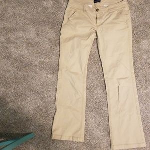 American eagle straight leg khakis